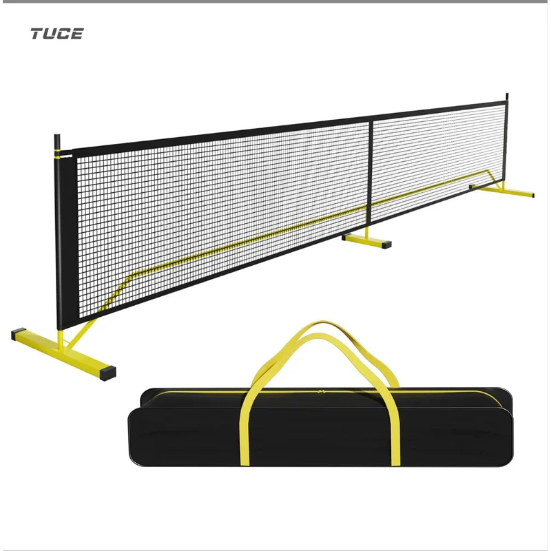 Portable and detachable pickleball net frame